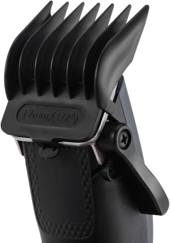Машинка для стрижки Polaris PHC 0954 синий/черный 9Вт (насадок в компл:4шт) - купить недорого с доставкой в интернет-магазине