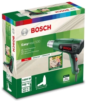 Технический фен Bosch EasyHeat 500 1600Вт темп.300/500С (06032A6020) - купить недорого с доставкой в интернет-магазине