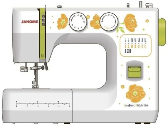 Швейная машина Janome Excellent Stitch 15A белый - купить недорого с доставкой в интернет-магазине