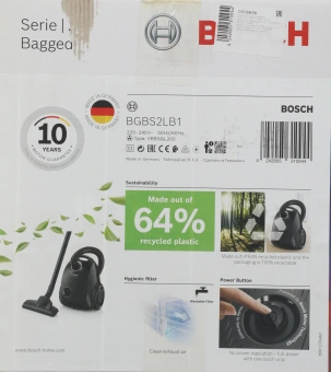 Пылесос Bosch BGBS2LB1 600Вт черный - купить недорого с доставкой в интернет-магазине