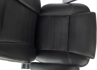 Кресло руководителя Бюрократ T-9923SL черный кожа крестов. металл хром - купить недорого с доставкой в интернет-магазине