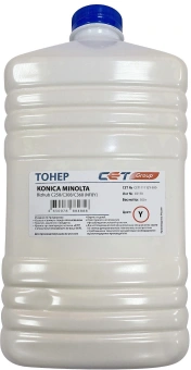 Тонер Cet NF8Y TN-324 CET111112Y-500 желтый бутылка 500гр. для принтера KONICA MINOLTA Bizhub C258/C308/C368 - купить недорого с доставкой в интернет-магазине
