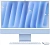 Моноблок Apple iMac A3247 24" 4.5K M4 8 core (4) 16Gb SSD256Gb 8 core GPU macOS WiFi BT 143W клавиатура мышь Cam синий 4480x2520