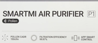 Воздухоочиститель Smartmi Air Purifier P1 30Вт серый (ZMKQJHQP11) - купить недорого с доставкой в интернет-магазине