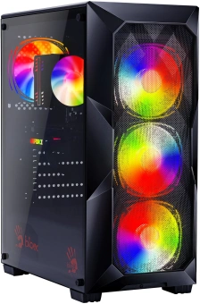 ПК Bloody BD-PC RB55C1 MT Ryzen 5 5600X (3.7) 32Gb SSD1Tb RTX4060 8Gb Windows 11 Home GbitEth 500W черный (RUS) (2107186) - купить недорого с доставкой в интернет-магазине