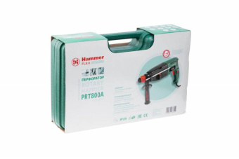 Перфоратор Hammer PRT800A патрон:SDS-plus уд.:2.6Дж 800Вт (кейс в комплекте) - купить недорого с доставкой в интернет-магазине