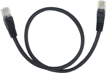 Патч-корд Buro UTP 4 пары cat5E CCA molded 0.25м черный RJ-45 (m)-RJ-45 (m) - купить недорого с доставкой в интернет-магазине