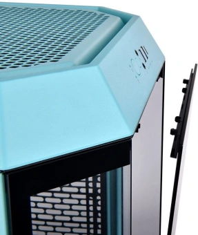 Корпус Thermaltake The Tower 300 Turquoise голубой без БП miniITX 7x120mm 5x140mm 2xUSB3.0 audio bott PSU - купить недорого с доставкой в интернет-магазине