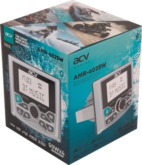 Автомагнитола ACV MARINE AMR-602SW 4x50Вт v5.0 USB 2.0 AUX 3" 3 RDS (43453) - купить недорого с доставкой в интернет-магазине