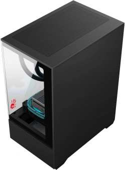 Корпус Bloody CC-125 черный без БП mATX 5x120mm 2xUSB2.0 1xUSB3.0 audio bott PSU - купить недорого с доставкой в интернет-магазине