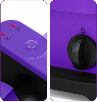 Пылесос моющий Kitfort КТ-5213 450Вт черный/фиолетовый - купить недорого с доставкой в интернет-магазине