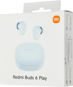 Гарнитура внутриканальные Xiaomi Redmi Buds 6 Play синий беспроводные bluetooth в ушной раковине (BHR9283GL) - купить недорого с доставкой в интернет-магазине