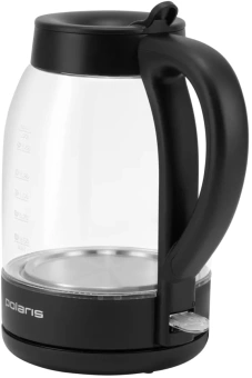 Чайник электрический Polaris PWK 1797CGL 1.8л. 2200Вт черный корпус: стекло - купить недорого с доставкой в интернет-магазине