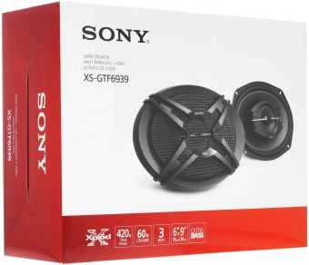 Колонки автомобильные Sony XS-GTF6939 420Вт 92дБ 16x23см (6x9дюйм) (ком.:2кол.) коаксиальные трехполосные - купить недорого с доставкой в интернет-магазине