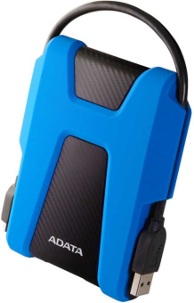 Жесткий диск A-Data USB 3.0 1Tb AHD680-1TU31-CBL HD680 DashDrive Durable 2.5" синий - купить недорого с доставкой в интернет-магазине