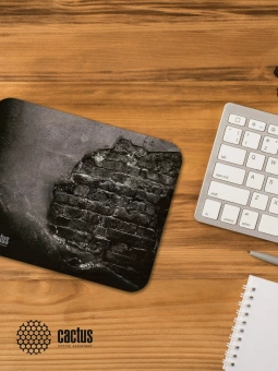 Коврик для мыши Cactus Brick Wall рисунок 300x250x3мм (CS-MP-DWM) - купить недорого с доставкой в интернет-магазине