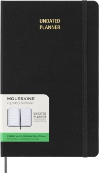 Еженедельник Moleskine CLASSIC WKNT Large 130х210мм недатир. 288 черный - купить недорого с доставкой в интернет-магазине