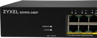 Коммутатор Zyxel GS1915-24EP-EU0101F (L2) 24x1Гбит/с 12PoE+ 130W управляемый - купить недорого с доставкой в интернет-магазине