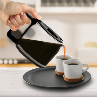 Кофемашина Kitfort КТ-782 1050Вт нержавеющая сталь/черный - купить недорого с доставкой в интернет-магазине