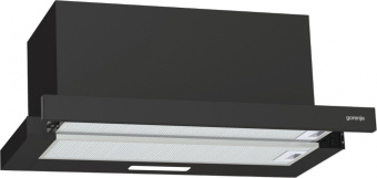 Вытяжка встраиваемая Gorenje TH606E7B черный управление: кнопочное (1 мотор) - купить недорого с доставкой в интернет-магазине