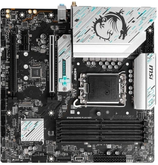 Материнская плата MSI B760M GAMING PLUS WIFI Soc-1700 Intel B760 4xDDR5 mATX AC`97 8ch(7.1) 2.5Gg+HDMI+DP - купить недорого с доставкой в интернет-магазине