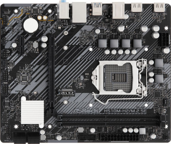 Материнская плата Asrock H510M-H2/M.2 SE Soc-1200 Intel H470 2xDDR4 mATX AC`97 8ch(7.1) GbLAN+HDMI - купить недорого с доставкой в интернет-магазине