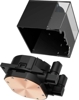 Система водяного охлаждения PcCooler DS360 Display ARGB Soc-AM5/AM4/1200/1700/1851 черный 4-pin 39.8dB Al LCD 310W Ret (DS360-BKAWXY-GL) - купить недорого с доставкой в интернет-магазине