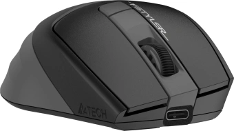 Мышь A4Tech Fstyler FG35CS Plus серый оптическая 3200dpi silent беспров. USB 6but - купить недорого с доставкой в интернет-магазине