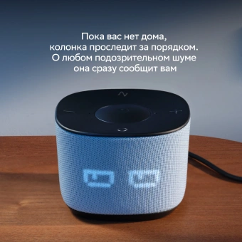 Умная колонка Sber Boom Home SBDV-00171G Салют серый 8W Mono BT/Wi-Fi (без.бат) - купить недорого с доставкой в интернет-магазине