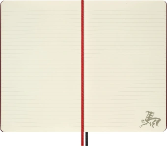 Блокнот Moleskine LIMITED EDITION ГОД ЛОШАДИ LECNYHRSQP060BBOX 130х210мм обложка текстиль 176стр. линейка подар.кор. бордовый - купить недорого с доставкой в интернет-магазине