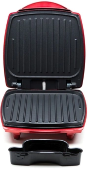 Электрогриль Kitfort KT-1610 1000Вт красный/черный - купить недорого с доставкой в интернет-магазине