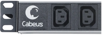 Блок распределения питания Cabeus PDU-8I-2IEC гор.размещ. 8xC13 10A IEC-320-C14 2м - купить недорого с доставкой в интернет-магазине