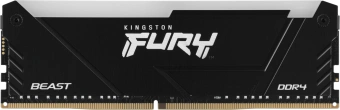 Память DDR4 16GB 3600MHz Kingston KF436C18BB2A/16 Fury Beast RGB RTL Gaming PC4-28800 CL18 DIMM 288-pin 1.35В single rank с радиатором Ret - купить недорого с доставкой в интернет-магазине