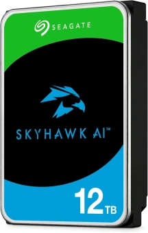 Жесткий диск Seagate SATA-III 12TB ST12000VE003 SkyHawkAI 512E (7200rpm) 256Mb 3.5" - купить недорого с доставкой в интернет-магазине