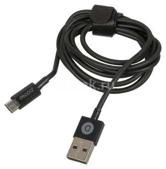 Кабель Deppa 72103 USB (m)-micro USB (m) 1.2м черный - купить недорого с доставкой в интернет-магазине