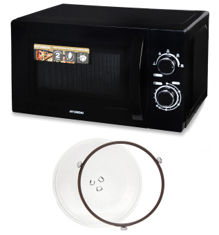 Микроволновая Печь Hyundai HYM-M2063 20л. 700Вт черный/хром - купить недорого с доставкой в интернет-магазине