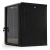 Шкаф коммутационный Hyperline (TWB-2766-GP-RAL9004) настенный 27U 600x600мм пер.дв.стекл 2 бок.пан. 60кг черный 49.9кг 1304мм - купить недорого с доставкой в интернет-магазине