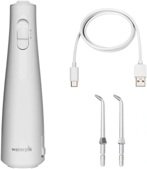 Ирригатор Waterpik WF-21 портатив. импульсн. 2насад. белый - купить недорого с доставкой в интернет-магазине