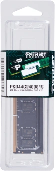 Память DDR4 4GB 2400MHz Patriot PSD44G240081S Signature RTL PC4-19200 CL17 SO-DIMM 260-pin 1.2В single rank Ret - купить недорого с доставкой в интернет-магазине