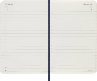 Ежедневник Moleskine CLASSIC SOFT Pocket 90x140мм 400стр. мягкая обложка синий сапфир - купить недорого с доставкой в интернет-магазине