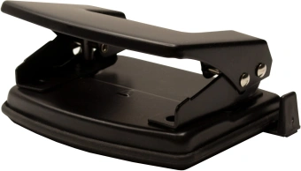 Дырокол Silwerhof Daily макс.:20лист. металл черный отв.:2 с линейкой - купить недорого с доставкой в интернет-магазине