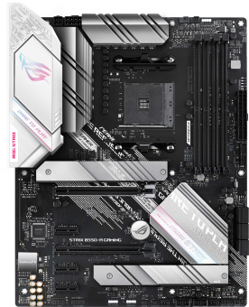 Материнская плата Asus ROG STRIX B550-A GAMING Soc-AM4 AMD B550 4xDDR4 ATX AC`97 8ch(7.1) 2.5Gg RAID+HDMI+DP - купить недорого с доставкой в интернет-магазине