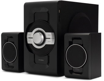 Микросистема Hyundai H-MS1403 черный 60Вт FM USB BT SD - купить недорого с доставкой в интернет-магазине