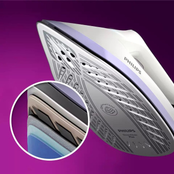 Парогенератор Philips PSG6024/30 2400Вт белый/фиолетовый - купить недорого с доставкой в интернет-магазине