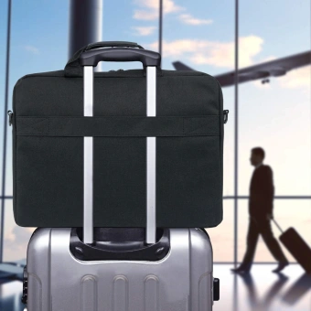 Сумка для ноутбука 15.6" Portcase KCB-162 черный нейлон/полиэстер (KCB-162 BLACK) - купить недорого с доставкой в интернет-магазине