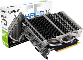 Видеокарта Palit PCI-E 4.0 RTX3050 KALMX NVIDIA GeForce RTX 3050 6Gb 96bit GDDR6 1042/14000 DVIx1 HDMIx1 DPx1 HDCP Ret - купить недорого с доставкой в интернет-магазине