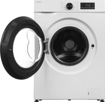 Стиральная машина Vitek VT-WSE6001 класс: A+++ загр.фронтальная макс.:6кг белый инвертор - купить недорого с доставкой в интернет-магазине