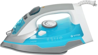 Утюг Vitek VT-1258 2400Вт белый - купить недорого с доставкой в интернет-магазине