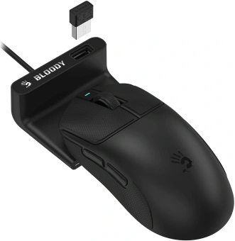 Мышь A4Tech Bloody R77 Ultra Dock черный оптическая 20000dpi беспров. USB 5but - купить недорого с доставкой в интернет-магазине