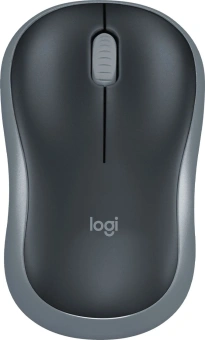 Мышь Logitech M185 черный/серый оптическая 1000dpi беспров. USB для ноутбука 2but (910-006540) - купить недорого с доставкой в интернет-магазине
